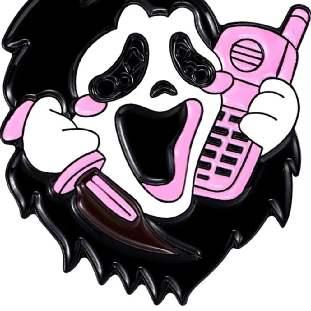 Ghostface Horror Movie Enamel Pin Set 6 piece